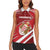Personalized Monaco Women Sleeveless Polo Shirt Coat Of Arms Unique Style - Wonder Print Shop