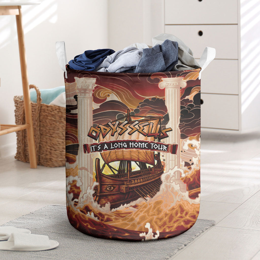 Odysseus World Tour Laundry Basket Ancient Greek Mythology
