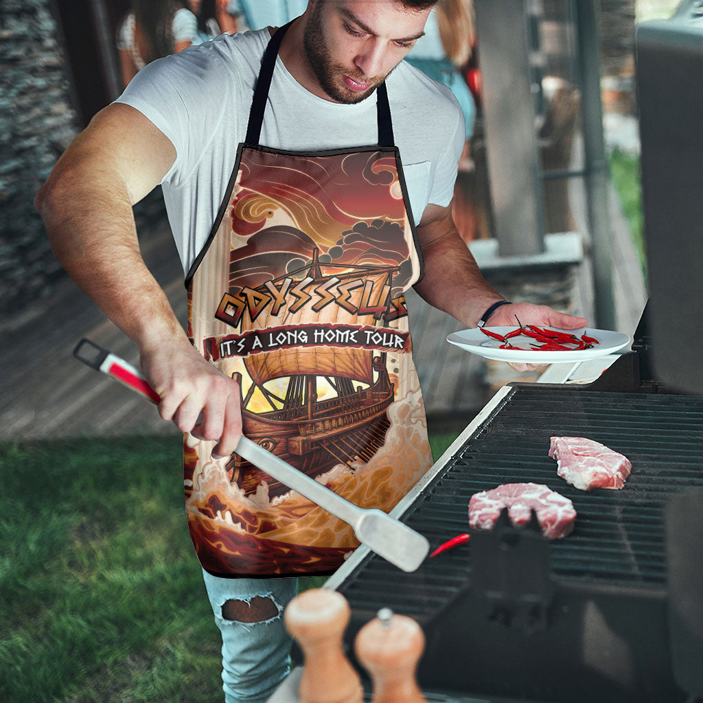 Odysseus World Tour Apron Ancient Greek Mythology