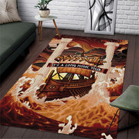 Odysseus World Tour Area Rug Ancient Greek Mythology