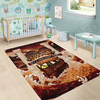 Odysseus World Tour Area Rug Ancient Greek Mythology