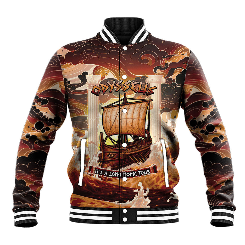 Odysseus World Tour Baseball Jacket Ancient Greek Mythology
