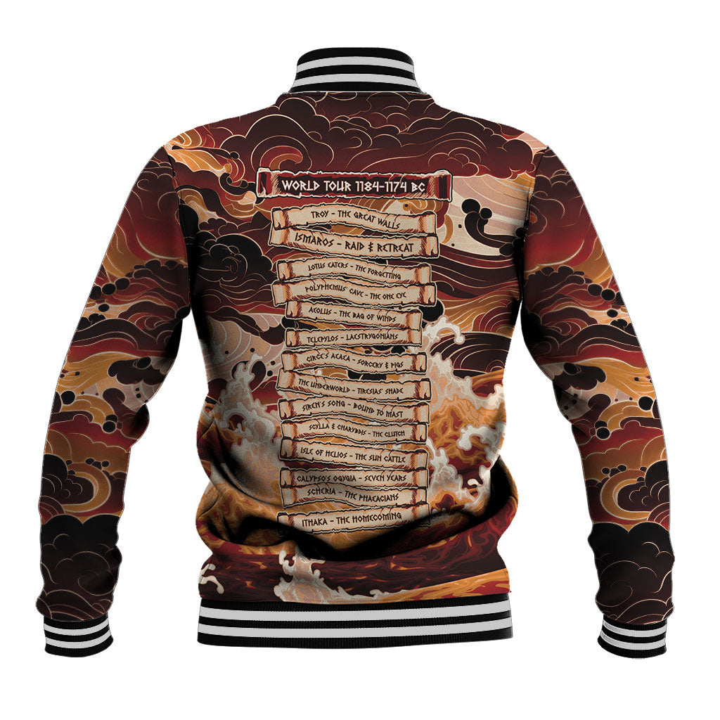 Odysseus World Tour Baseball Jacket Ancient Greek Mythology