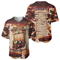 Odysseus World Tour Baseball Jersey Ancient Greek Mythology