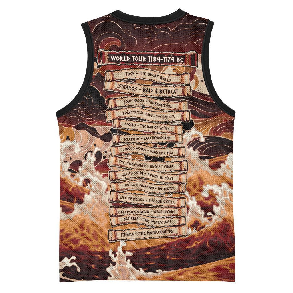 Odysseus World Tour Basketball Jersey Ancient Greek Mythology