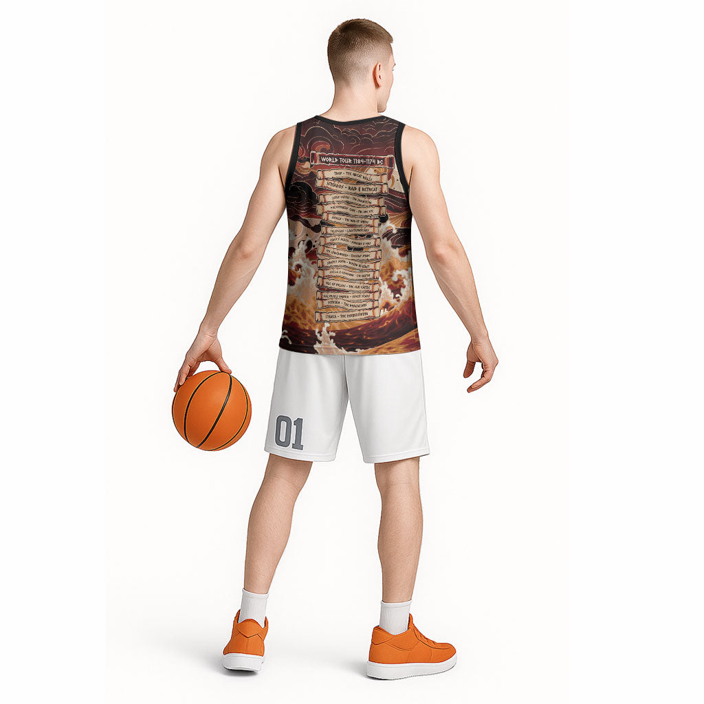 Odysseus World Tour Basketball Jersey Ancient Greek Mythology