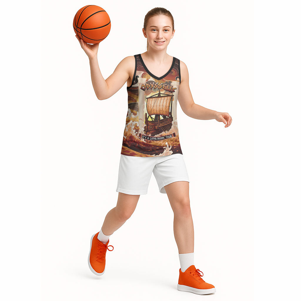 Odysseus World Tour Basketball Jersey Ancient Greek Mythology