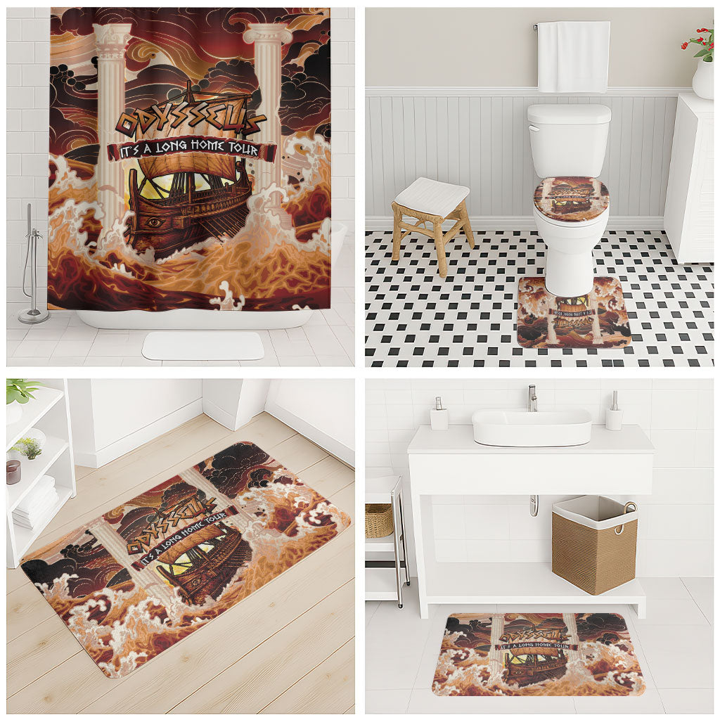 Odysseus World Tour Bathroom Set Ancient Greek Mythology