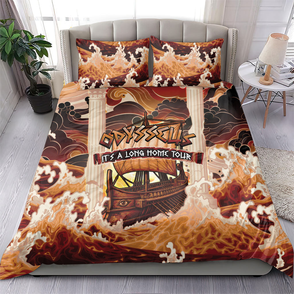 Odysseus World Tour Bedding Set Ancient Greek Mythology