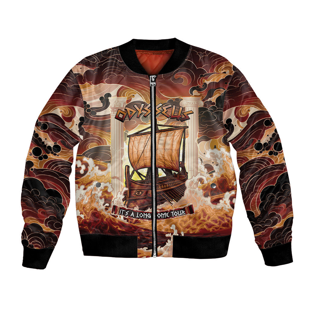 Odysseus World Tour Bomber Jacket Ancient Greek Mythology
