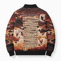 Odysseus World Tour Bomber Puffer Jacket Ancient Greek Mythology