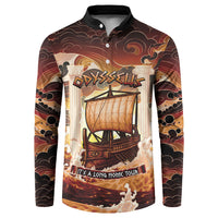 Odysseus World Tour Button Sweatshirt Ancient Greek Mythology