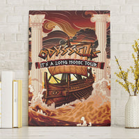 Odysseus World Tour Canvas Wall Art Ancient Greek Mythology