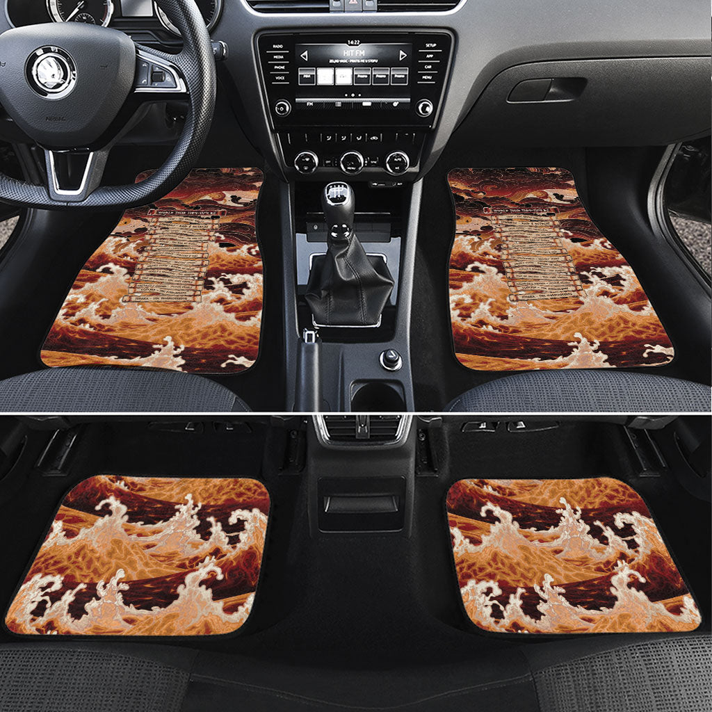 Odysseus World Tour Car Mats Ancient Greek Mythology