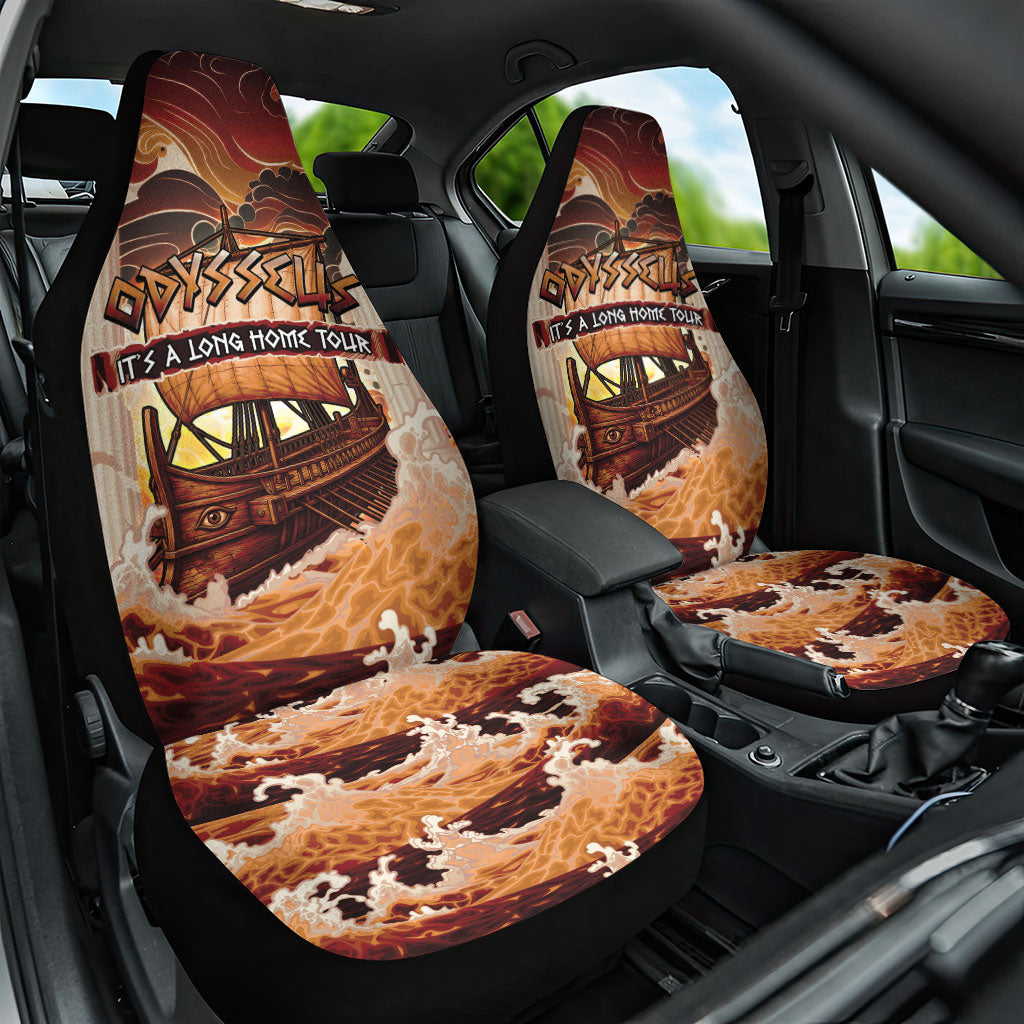 Odysseus World Tour Car Seat Cover Ancient Greek Mythology