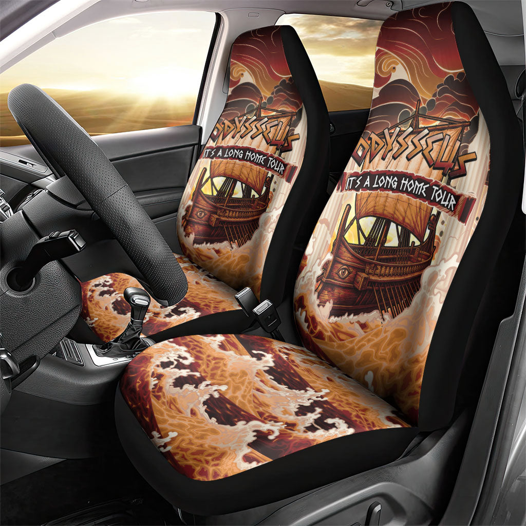Odysseus World Tour Car Seat Cover Ancient Greek Mythology