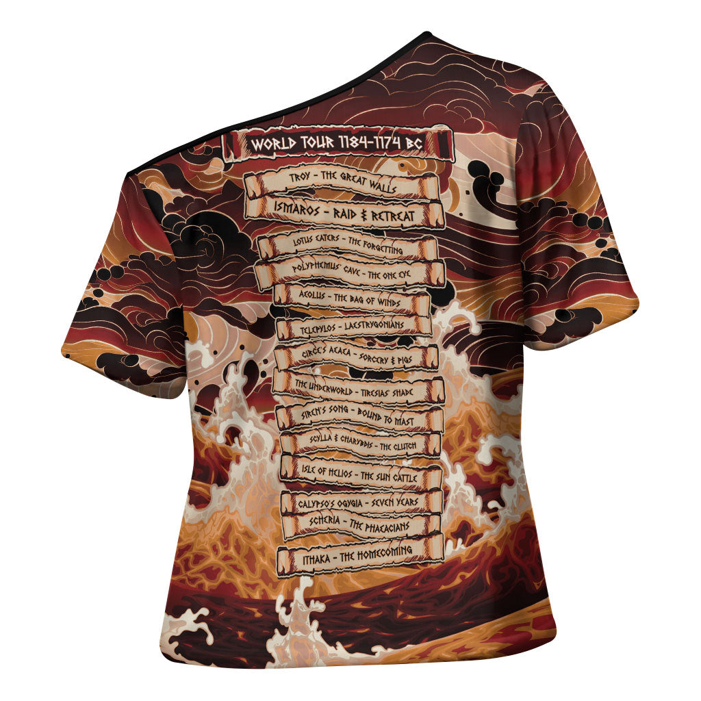 Odysseus World Tour Cross Shoulder Shirt Ancient Greek Mythology