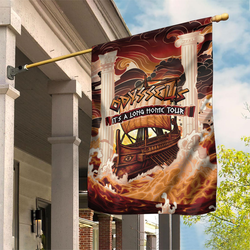 Odysseus World Tour Garden Flag Ancient Greek Mythology