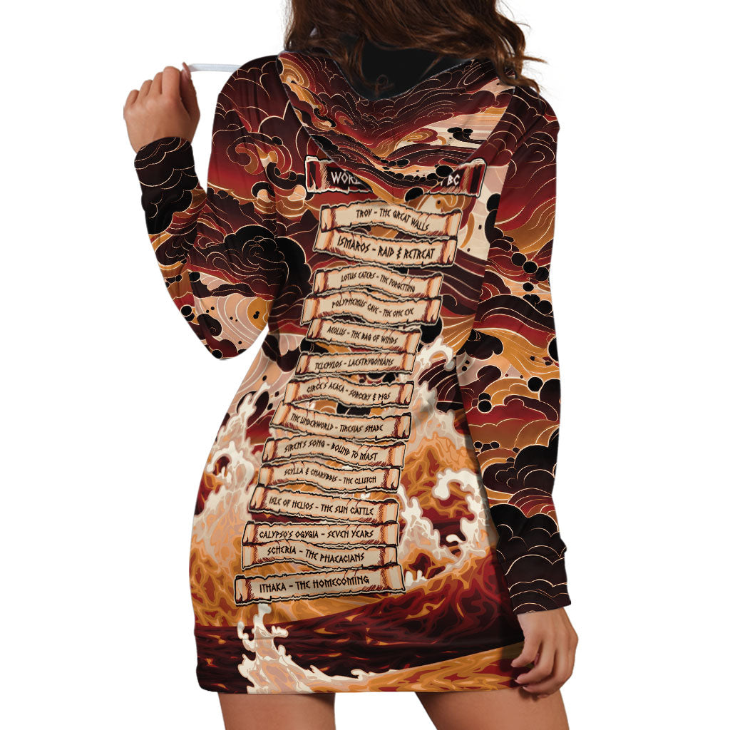 Odysseus World Tour Hoodie Dress Ancient Greek Mythology