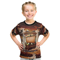 Odysseus World Tour Kid T Shirt Ancient Greek Mythology