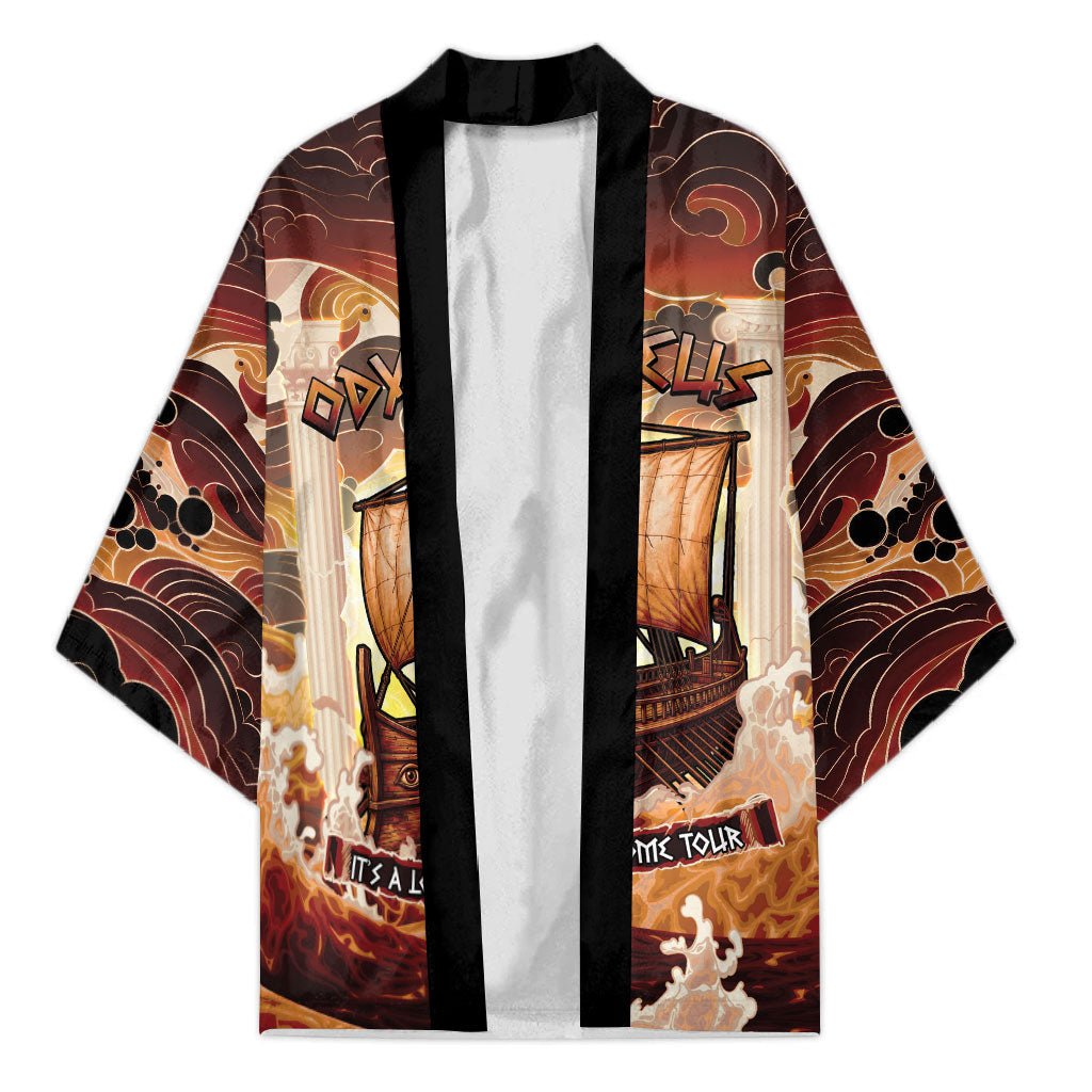 Odysseus World Tour Kimono Ancient Greek Mythology