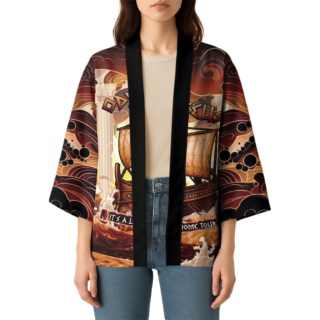 Odysseus World Tour Kimono Ancient Greek Mythology