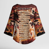 Odysseus World Tour Kimono Sleeve Blouse Ancient Greek Mythology