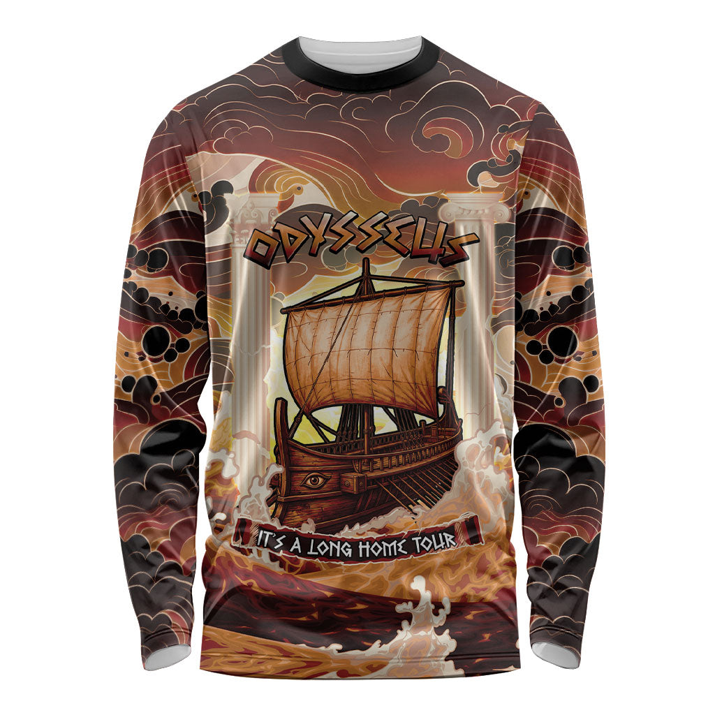 Odysseus World Tour Long Sleeve Shirt Ancient Greek Mythology
