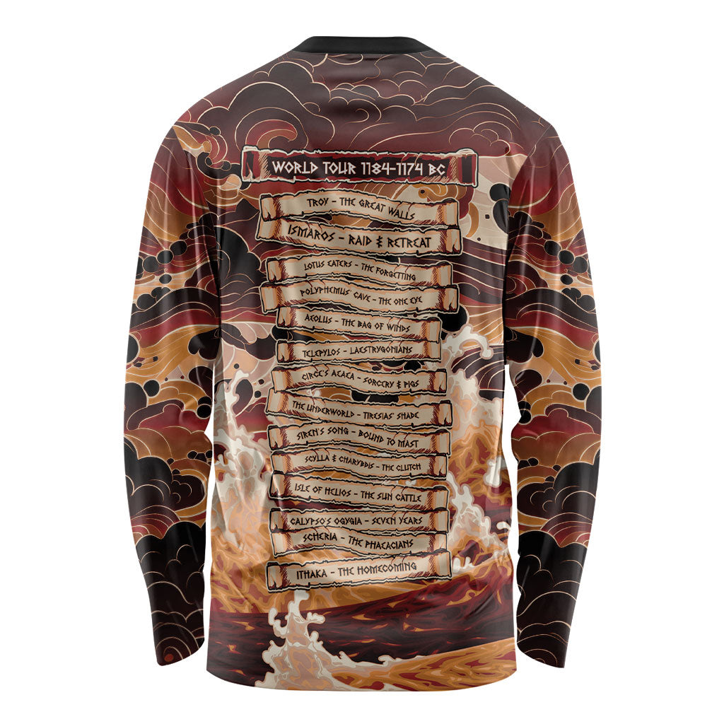 Odysseus World Tour Long Sleeve Shirt Ancient Greek Mythology