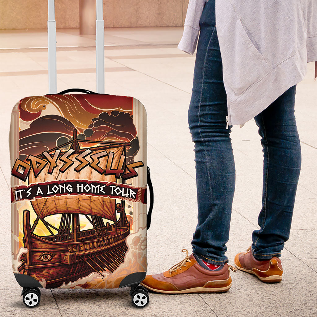 Odysseus World Tour Luggage Cover Ancient Greek Mythology