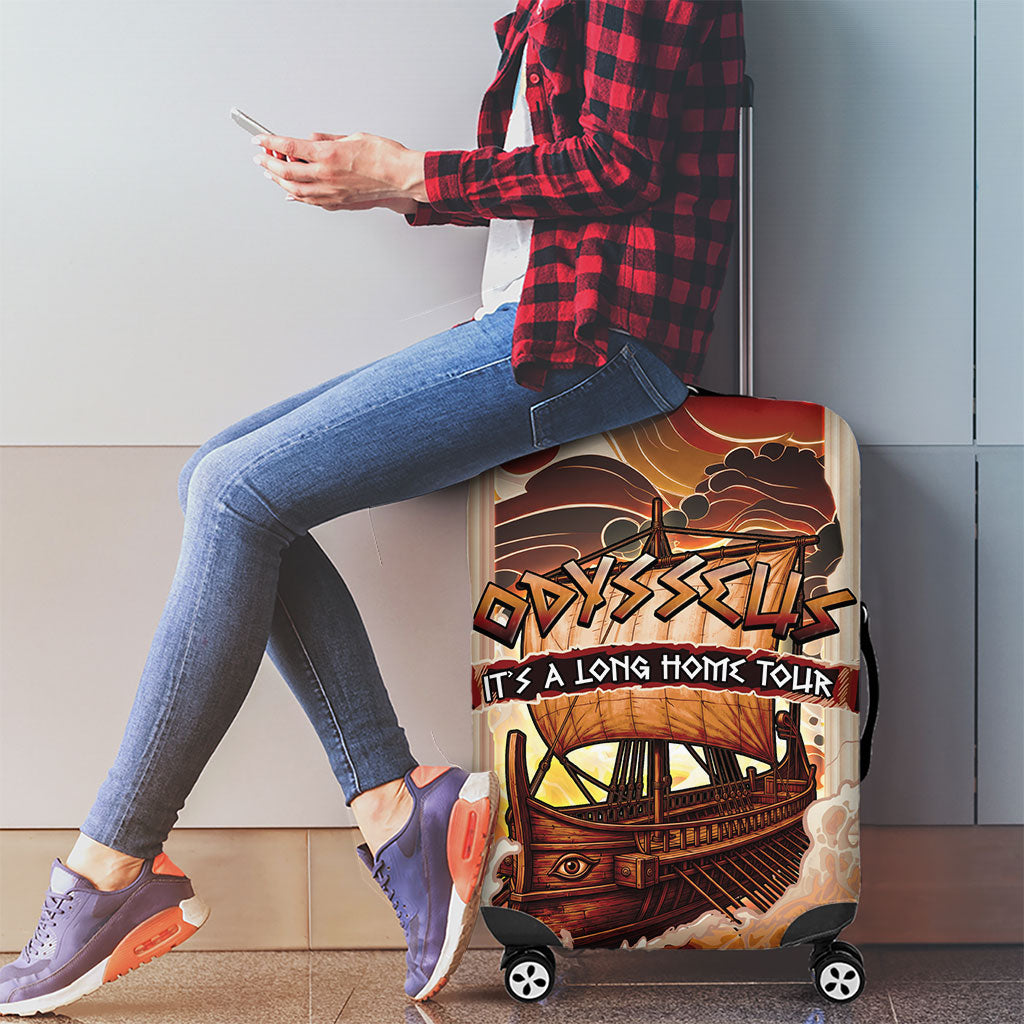 Odysseus World Tour Luggage Cover Ancient Greek Mythology