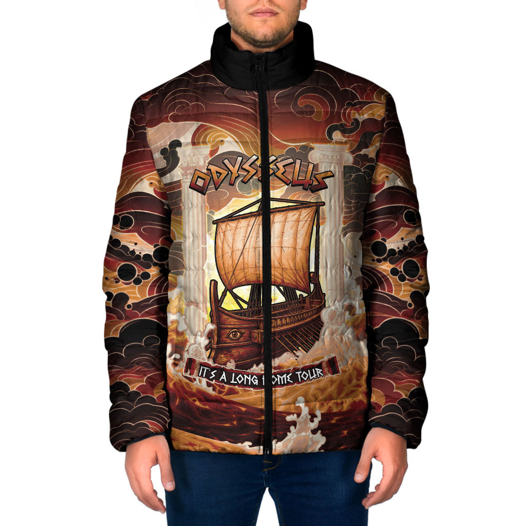 Odysseus World Tour Padded Jacket Ancient Greek Mythology