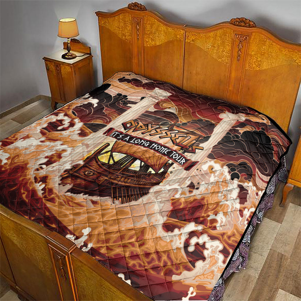 Odysseus World Tour Quilt Ancient Greek Mythology
