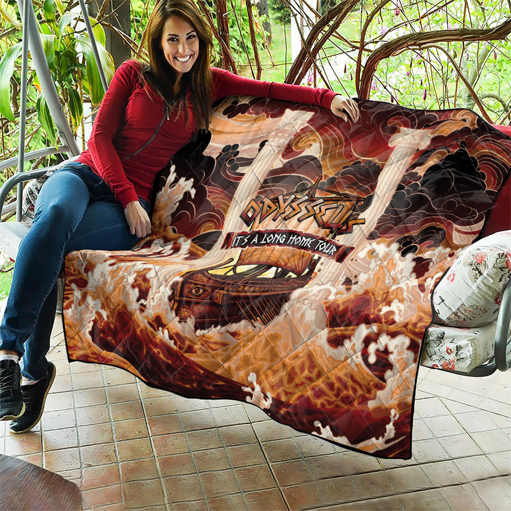 Odysseus World Tour Quilt Ancient Greek Mythology