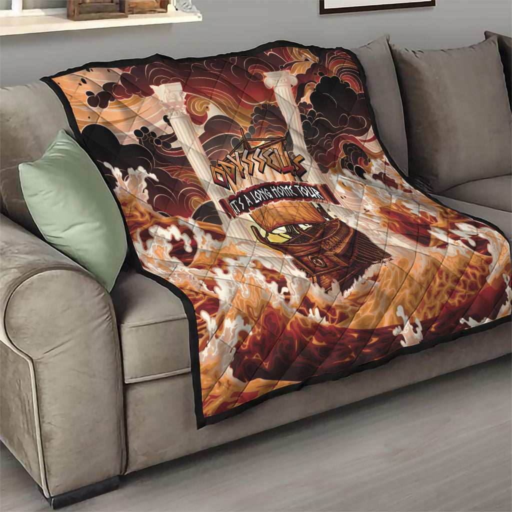 Odysseus World Tour Quilt Ancient Greek Mythology