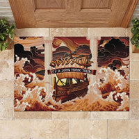 Odysseus World Tour Rubber Doormat Ancient Greek Mythology