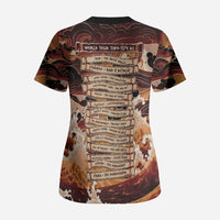 Odysseus World Tour Scrub Top Ancient Greek Mythology