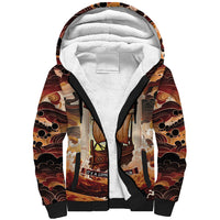 Odysseus World Tour Sherpa Hoodie Ancient Greek Mythology
