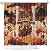 Odysseus World Tour Shower Curtain Ancient Greek Mythology