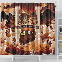 Odysseus World Tour Shower Curtain Ancient Greek Mythology