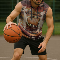 Odysseus World Tour Sleeveless Hoodie Ancient Greek Mythology