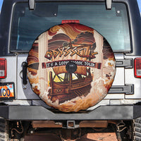 Odysseus World Tour Spare Tire Cover Ancient Greek Mythology