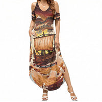Odysseus World Tour Summer Maxi Dress Ancient Greek Mythology