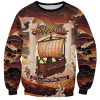 Odysseus World Tour Sweatshirt Ancient Greek Mythology