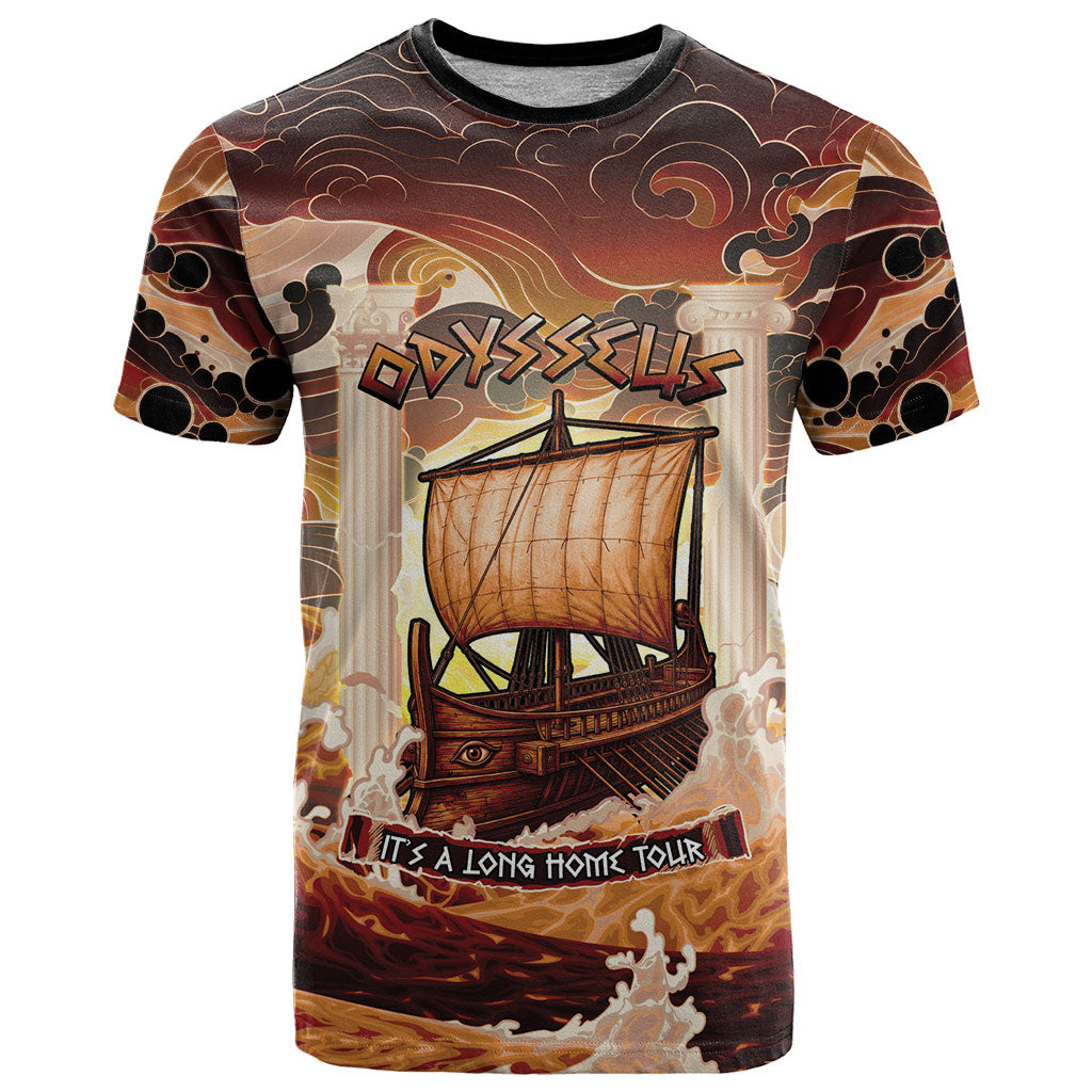 Odysseus World Tour T Shirt Ancient Greek Mythology
