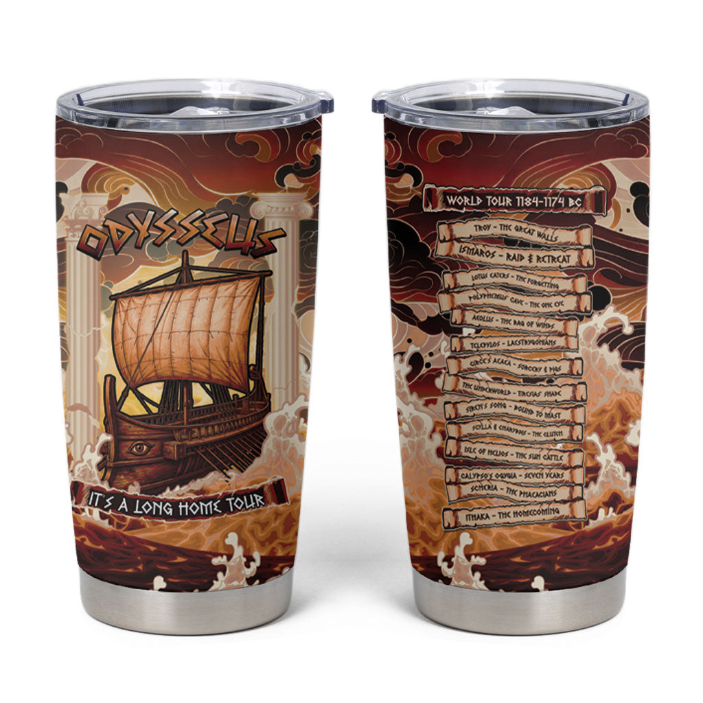 Odysseus World Tour Tumbler Cup Ancient Greek Mythology