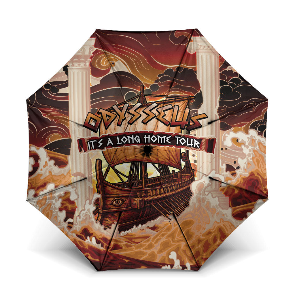 Odysseus World Tour Umbrella Ancient Greek Mythology