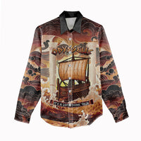 Odysseus World Tour Women Casual Shirt Ancient Greek Mythology