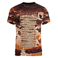 Odysseus World Tour Women V-Neck T-Shirt Ancient Greek Mythology