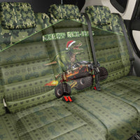 Dinosaur Christmas Back Car Seat Cover Merry Rexmas - Wonder Print Shop
